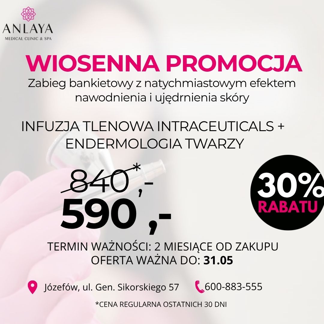 Infuzja tlenowa + endermologia twarzy